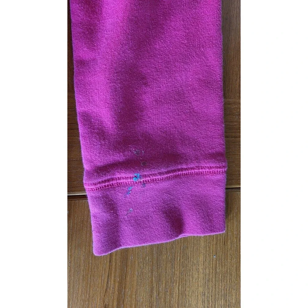 Cat & Jack Girl's Pink Owl Hooded Sweatshirt Size XL (14/16) READ Description